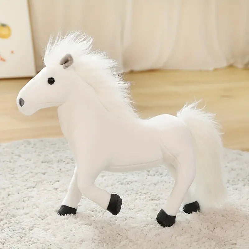Ensemble complet du cheval en peluche, idéal pour les enfants