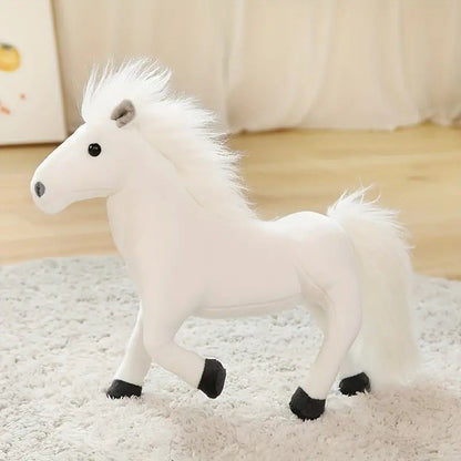 Ensemble complet du cheval en peluche, idéal pour les enfants