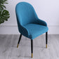 Housse de chaise élastique en spandex et polyester, vue latérale