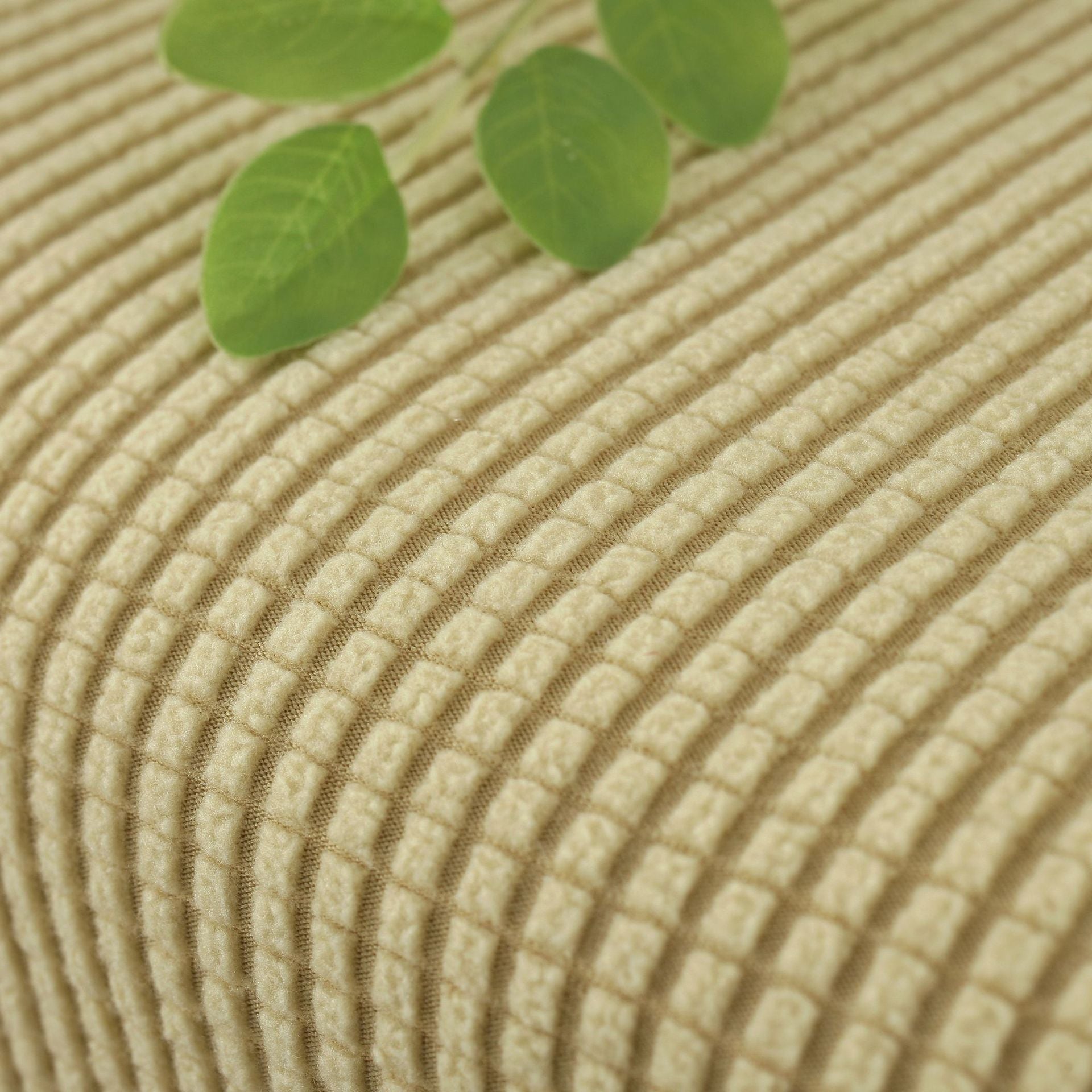 Vue rapprochée du tissu élastique et durable de la housse