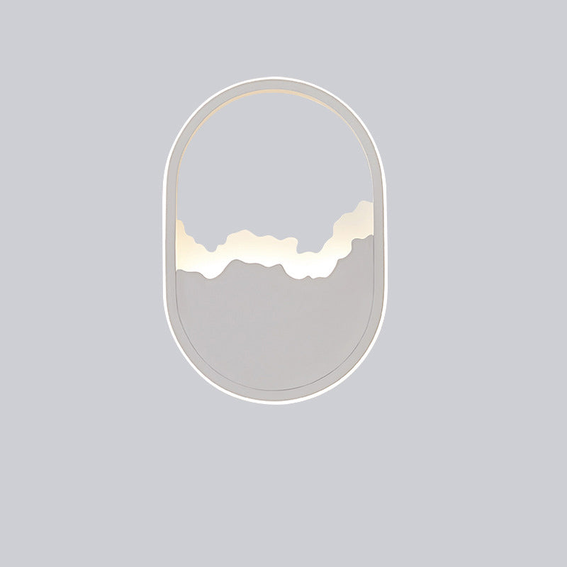 Applique murale LED allumée, éclairage doux et efficace