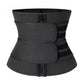 Corset noir ajusté sur mannequin, vue de face