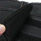 Corset noir en nylon, gros plan sur le tissu