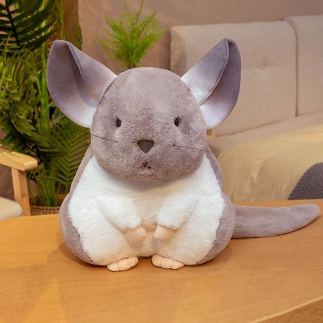 Peluche chinchilla avec tissu moelleux