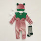 Vue de profil du pyjama ample, manches longues