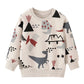 Pull en coton avec imprimé floral coloré pour femmes