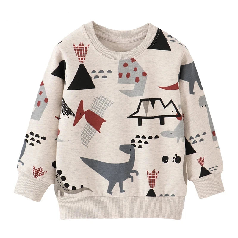 Pull en coton avec imprimé floral coloré pour femmes