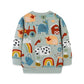 Pull femme en coton avec motifs colorés amusants