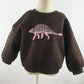 Pull féminin en coton avec motifs abstraits