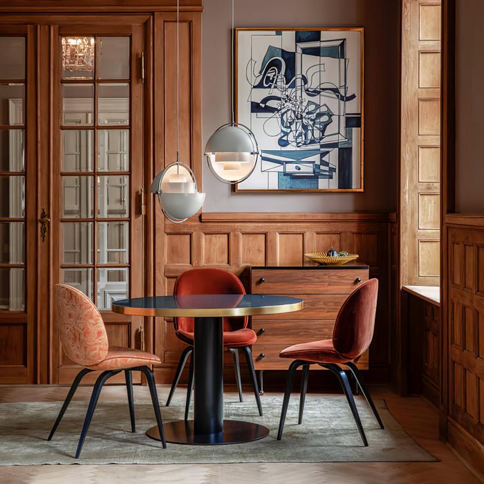 Lampe en métal robuste, idéale pour salon ou salle à manger