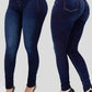Jeggings noirs en denim, parfaits pour un look décontracté