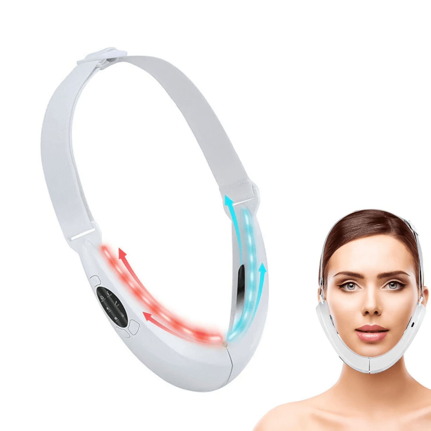 Appareil de massage pour le visage avec design ergonomique