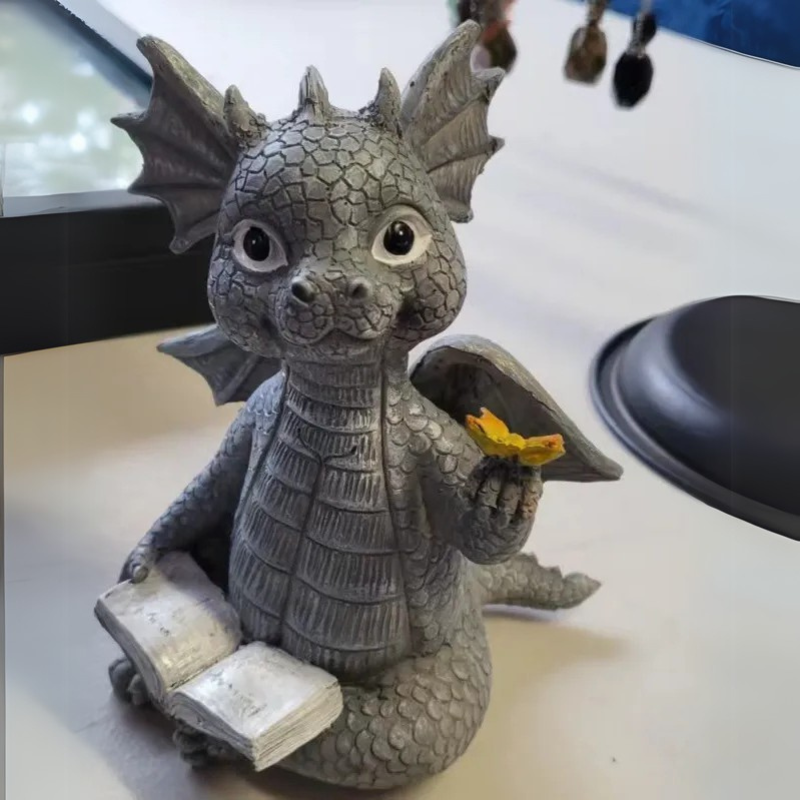 Lampe dragon avec lumière chaude et ambiance apaisante