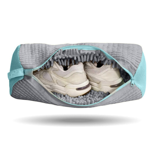 Sac de lavage plié, prêt pour le rangement