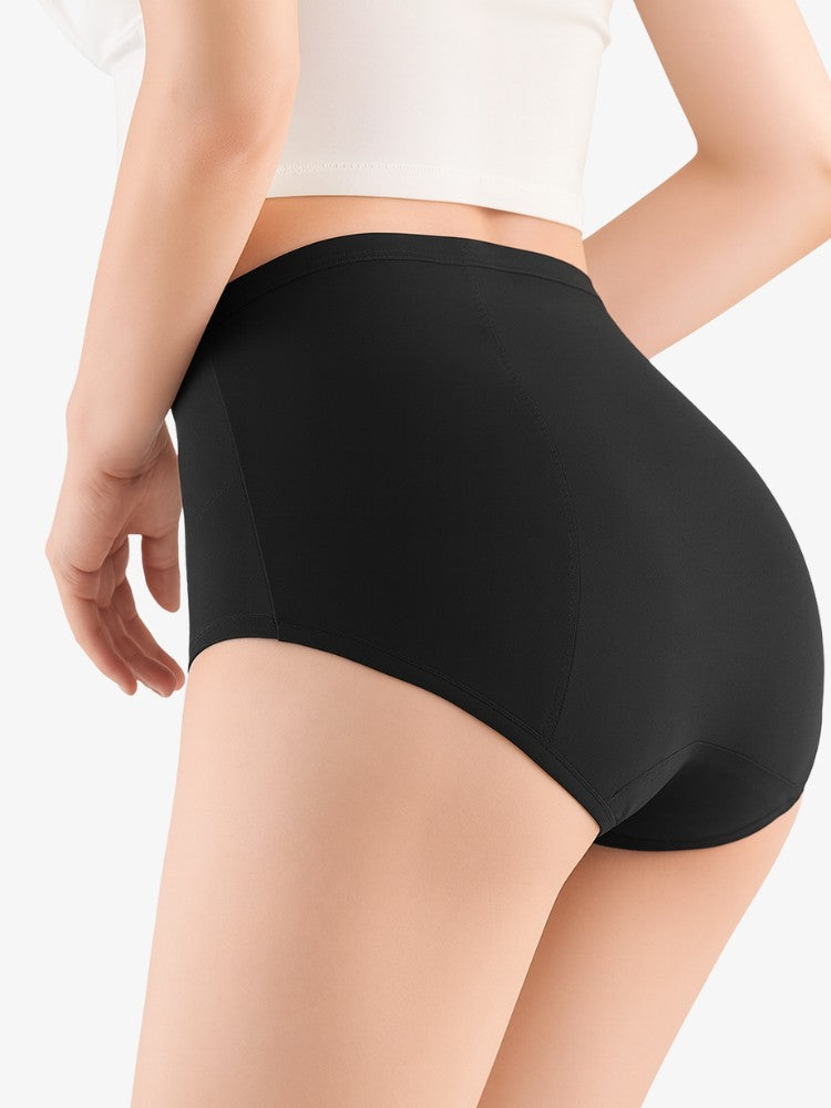 Culotte menstruelle noire avec tissu doux et respirant