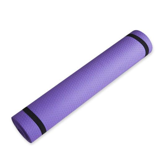Tapis de yoga en utilisation lors d'un exercice