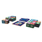 Puzzle éducatif coloré avec blocs et cartes pour enfants