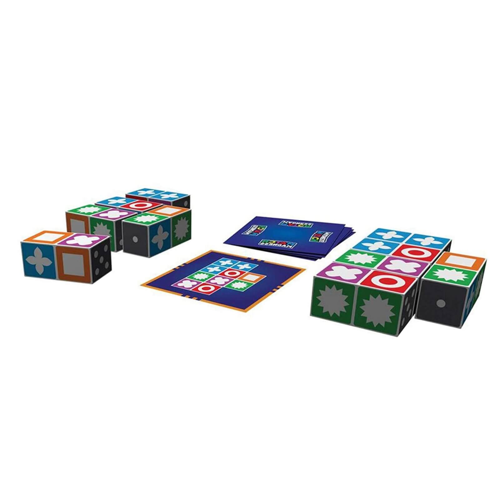Puzzle éducatif coloré avec blocs et cartes pour enfants