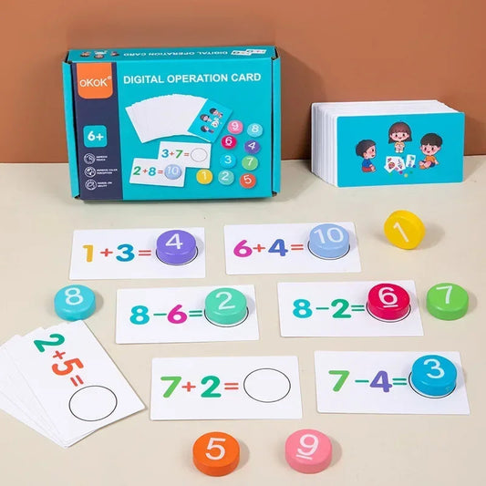Ensemble de cartes éducatives pour apprentissage à domicile