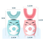 Brosse à dents ergonomique adaptée aux petites mains d'enfants