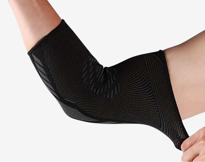 Vue latérale du manchon ajustable sur un bras