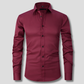 Chemise homme en polyester et élasthanne, vue de profil