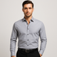 Zoom sur la manche d'une chemise ajustée et confortable