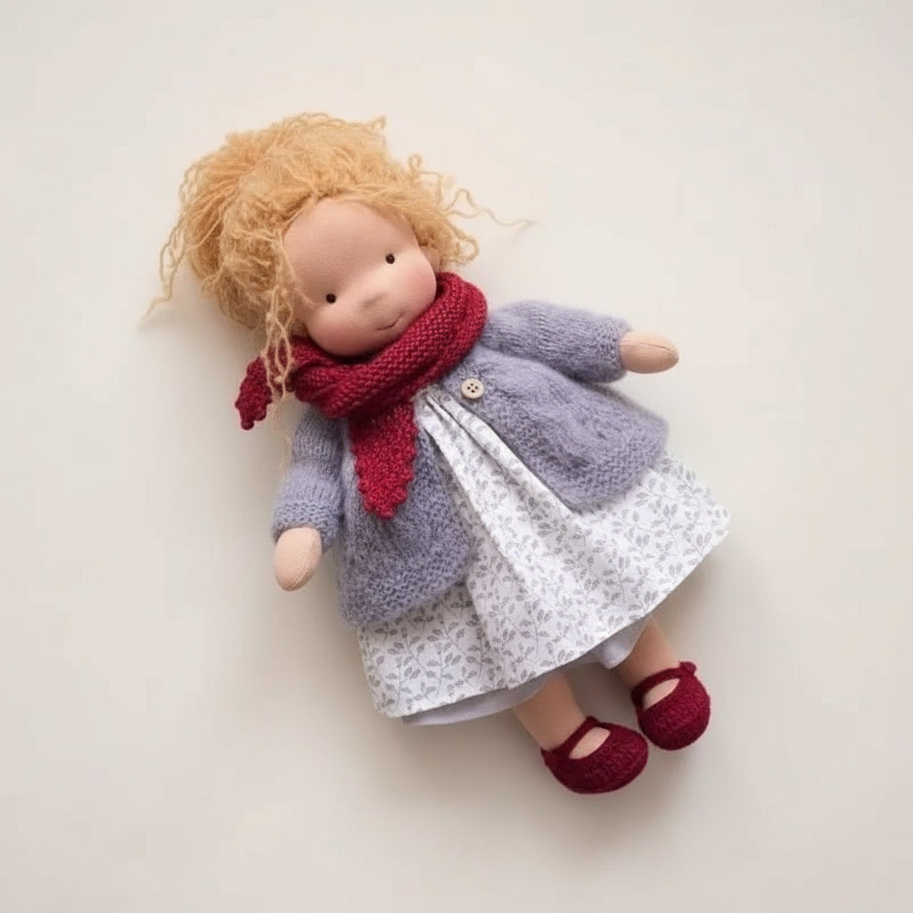 Poupée Waldorf Fait Main eloracotton soft charming handmade présentation du produit