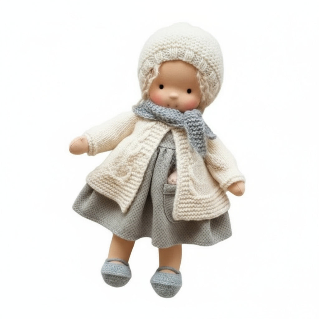 Poupée Waldorf Fait Main eloracotton soft charming handmade présentation du produit vue 17