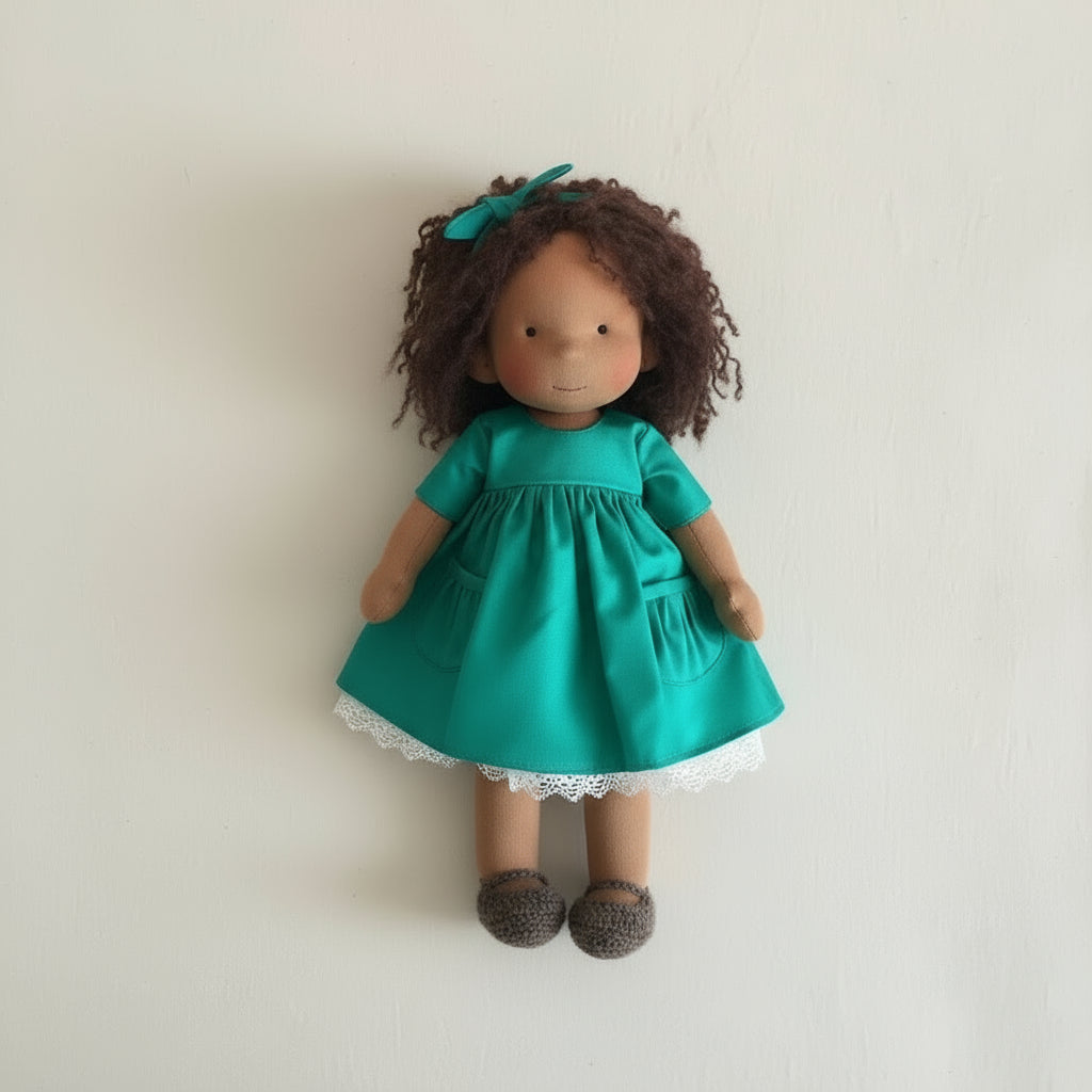 Poupée Waldorf Fait Main eloracotton soft charming handmade présentation du produit vue 25