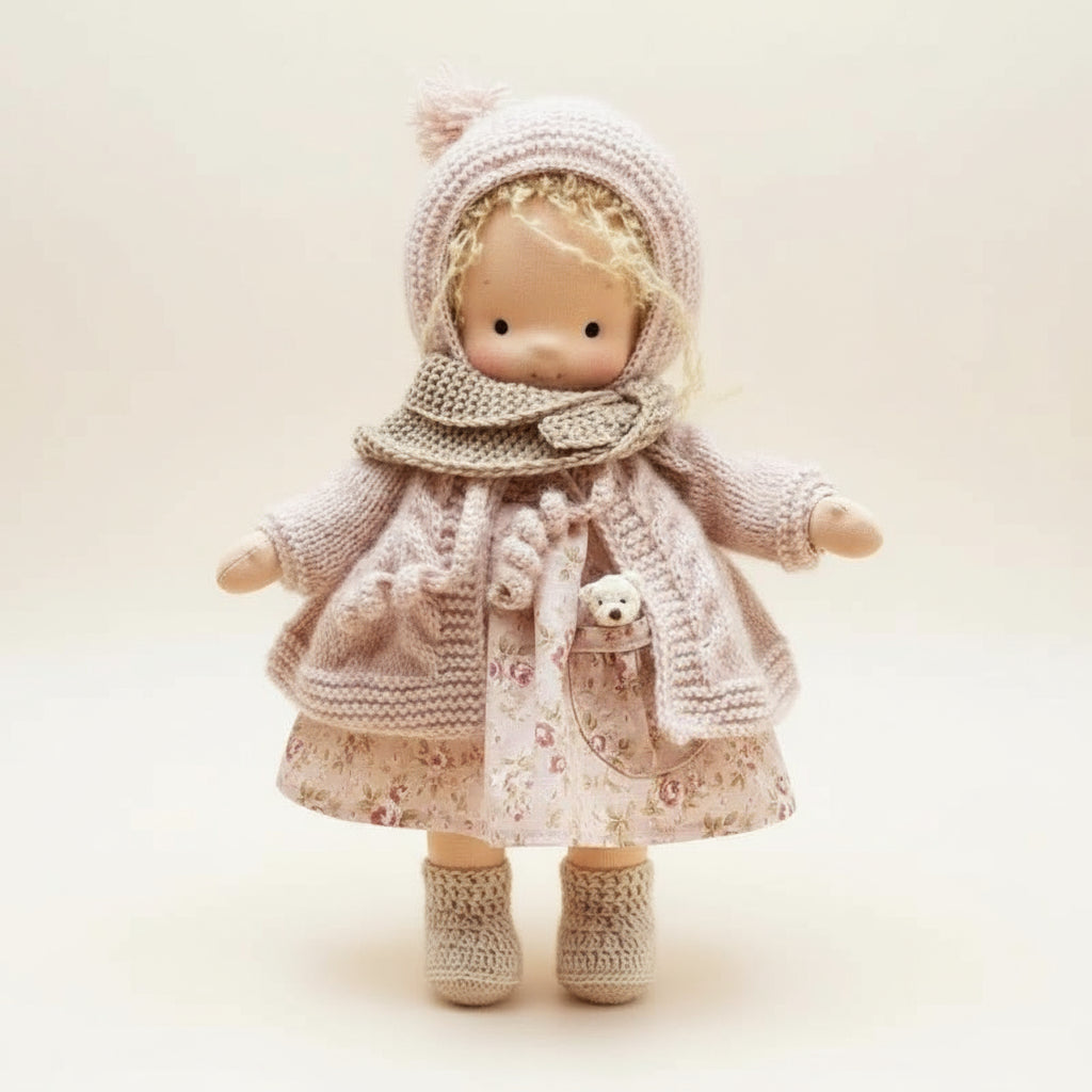 Poupée Waldorf Fait Main eloracotton soft charming handmade vue de détail vue 30