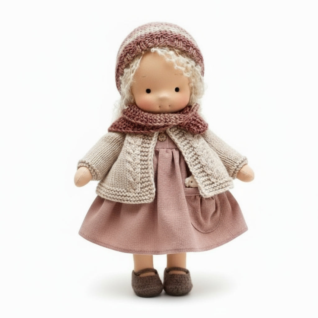 Poupée Waldorf Fait Main eloracotton soft charming handmade vue d'ensemble vue 36