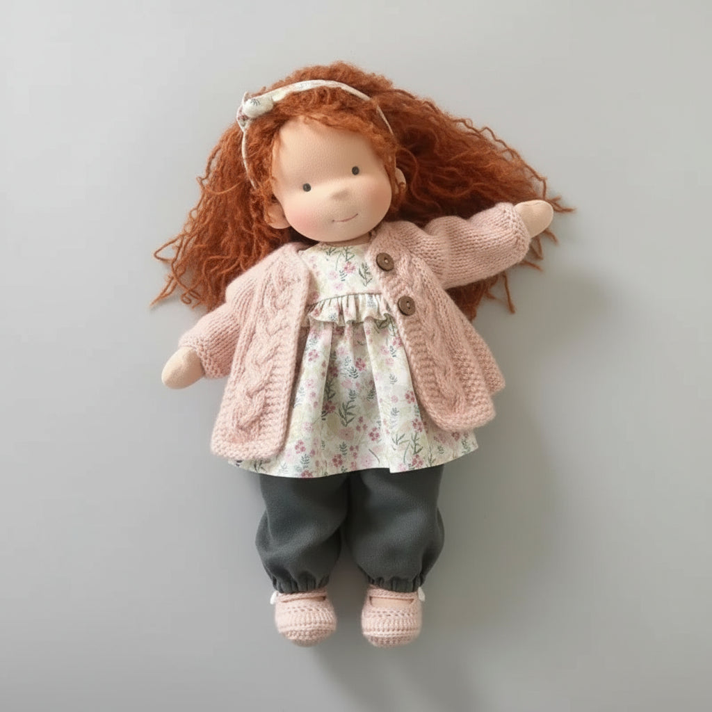 Poupée Waldorf Fait Main eloracotton soft charming handmade présentation du produit vue 9