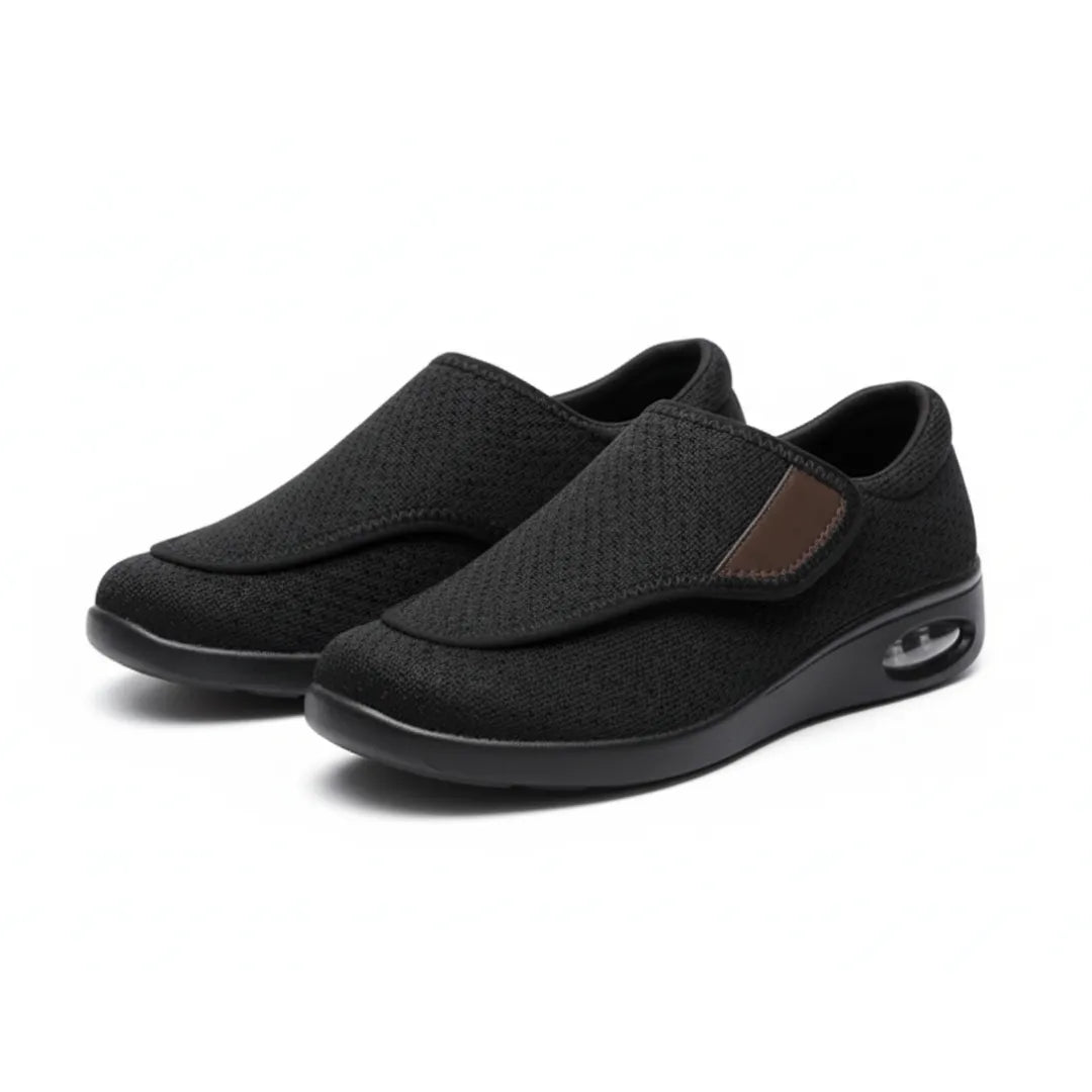 Vue d'ensemble d'une paire de chaussures orthopédiques légères