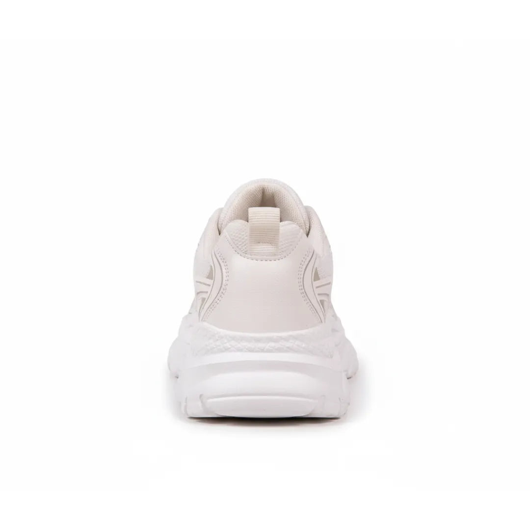 Détail de la semelle amortissante des baskets blanches