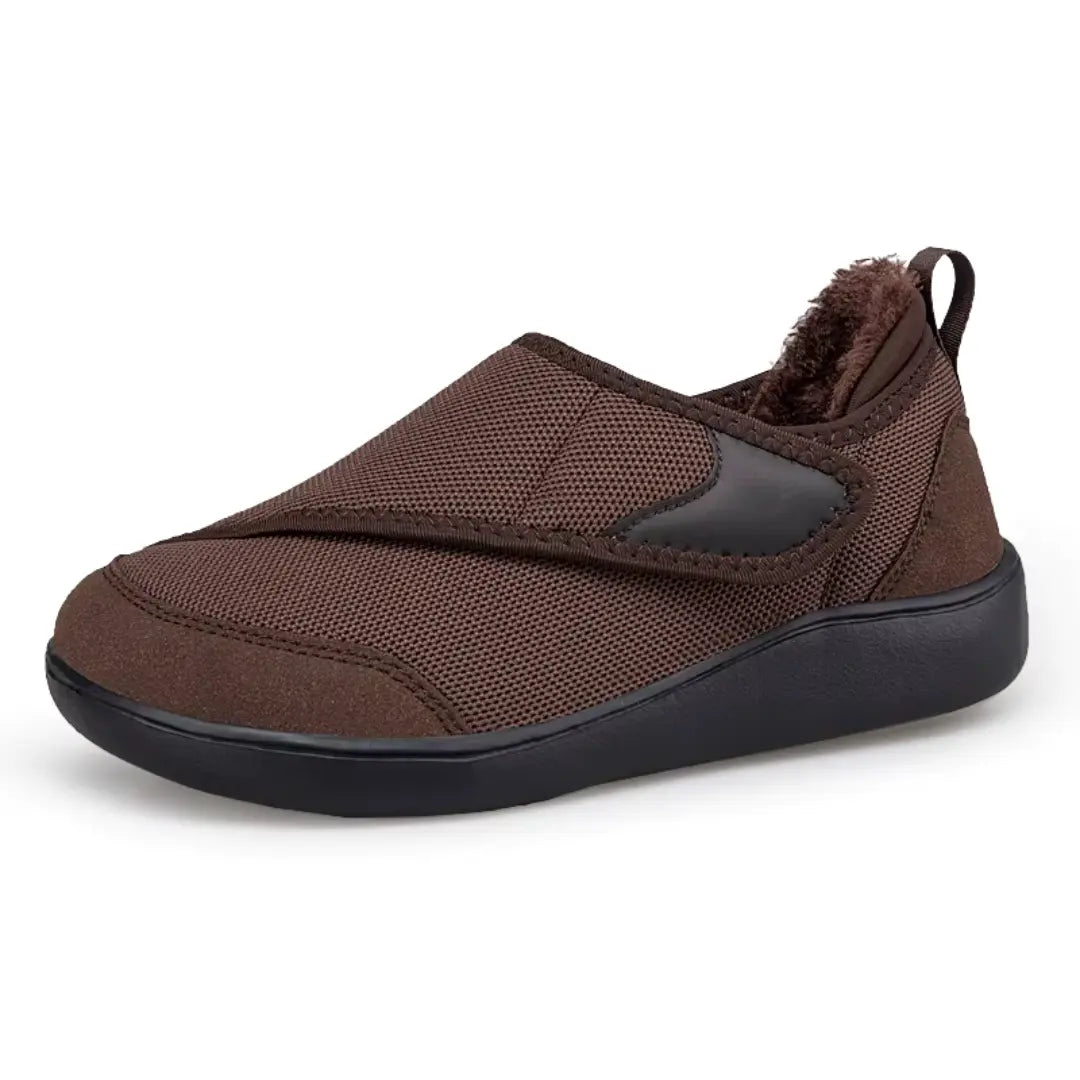 Mocassins avec doublure douce et fermeture Velcro ajustable