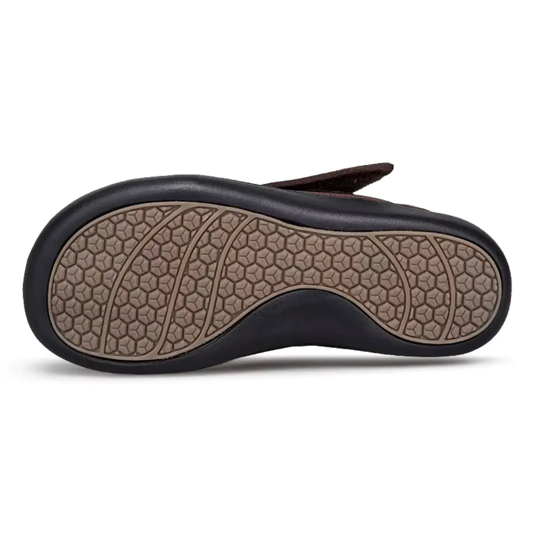 Gros plan sur la doublure intérieure douce des mocassins