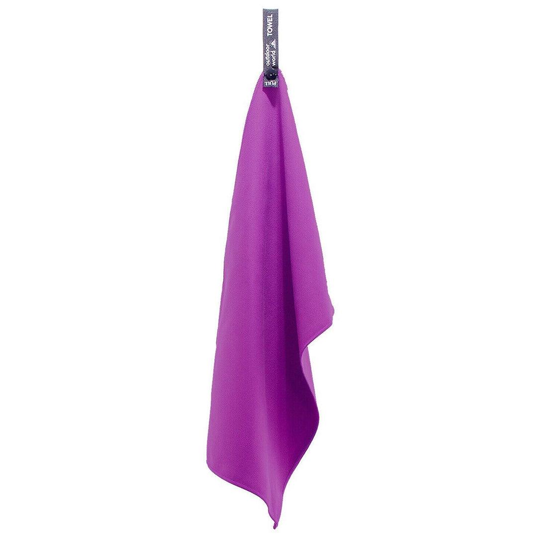 Serviette microfibre compacte dans un sac de transport
