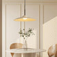 Détail du placage de noyer sur la lampe