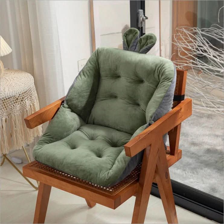 Coussin avec housse amovible et lavable en tissu noir