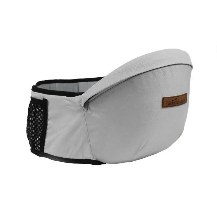 Porte-bébé plié, prêt pour le transport