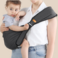 Porte-bébé ergonomique avec bretelles ajustables et tissu respirant