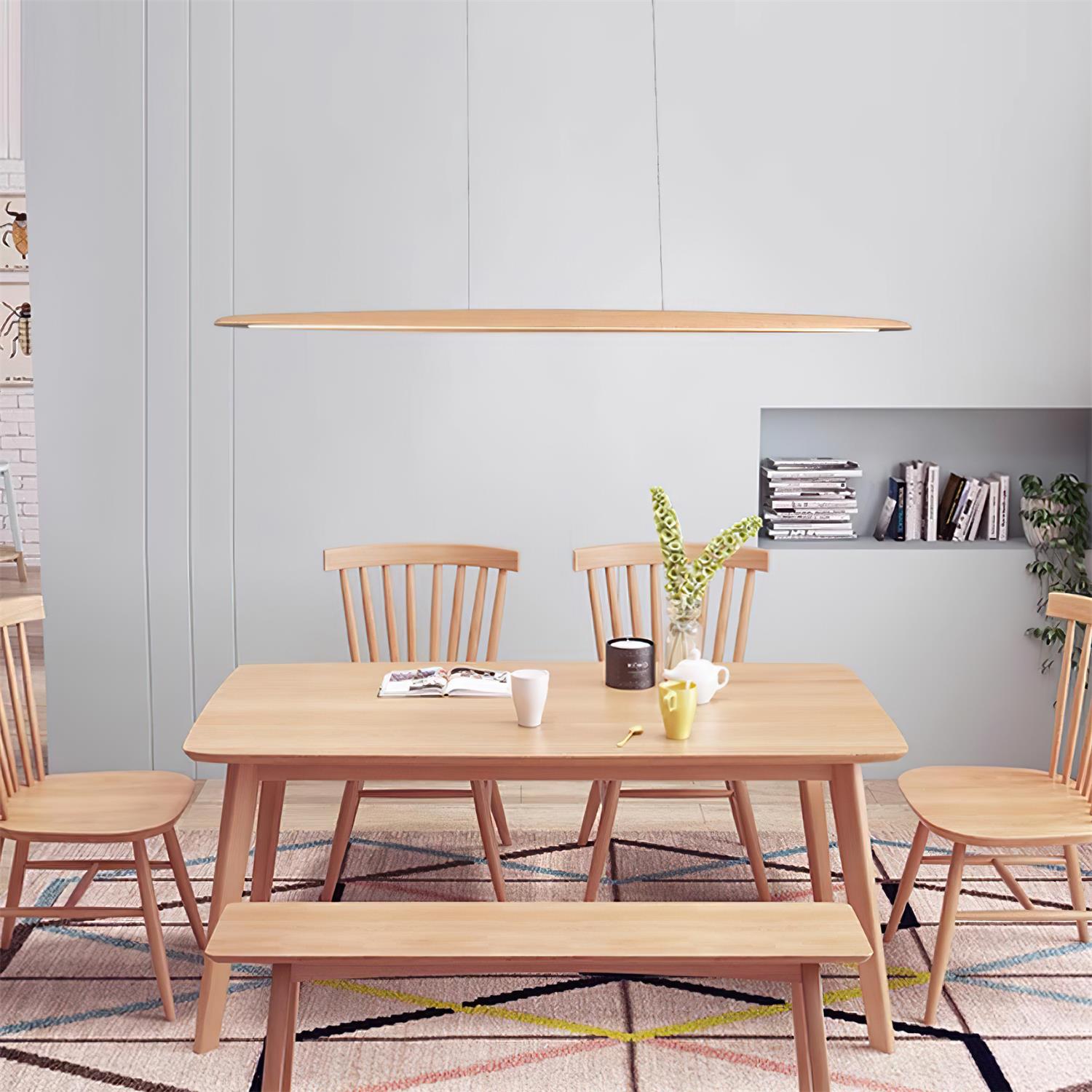 Lampe suspendue avec design japandi élégant