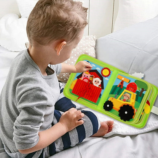 Vue d'ensemble des pages interactives du livre pour enfants