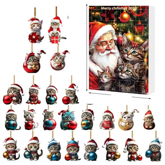 Décorations de Noël en acrylique, ajoutant une touche ludique