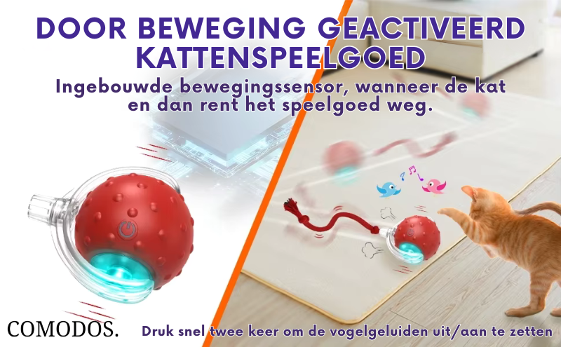 Détail du port USB-C pour recharge du jouet pour chat