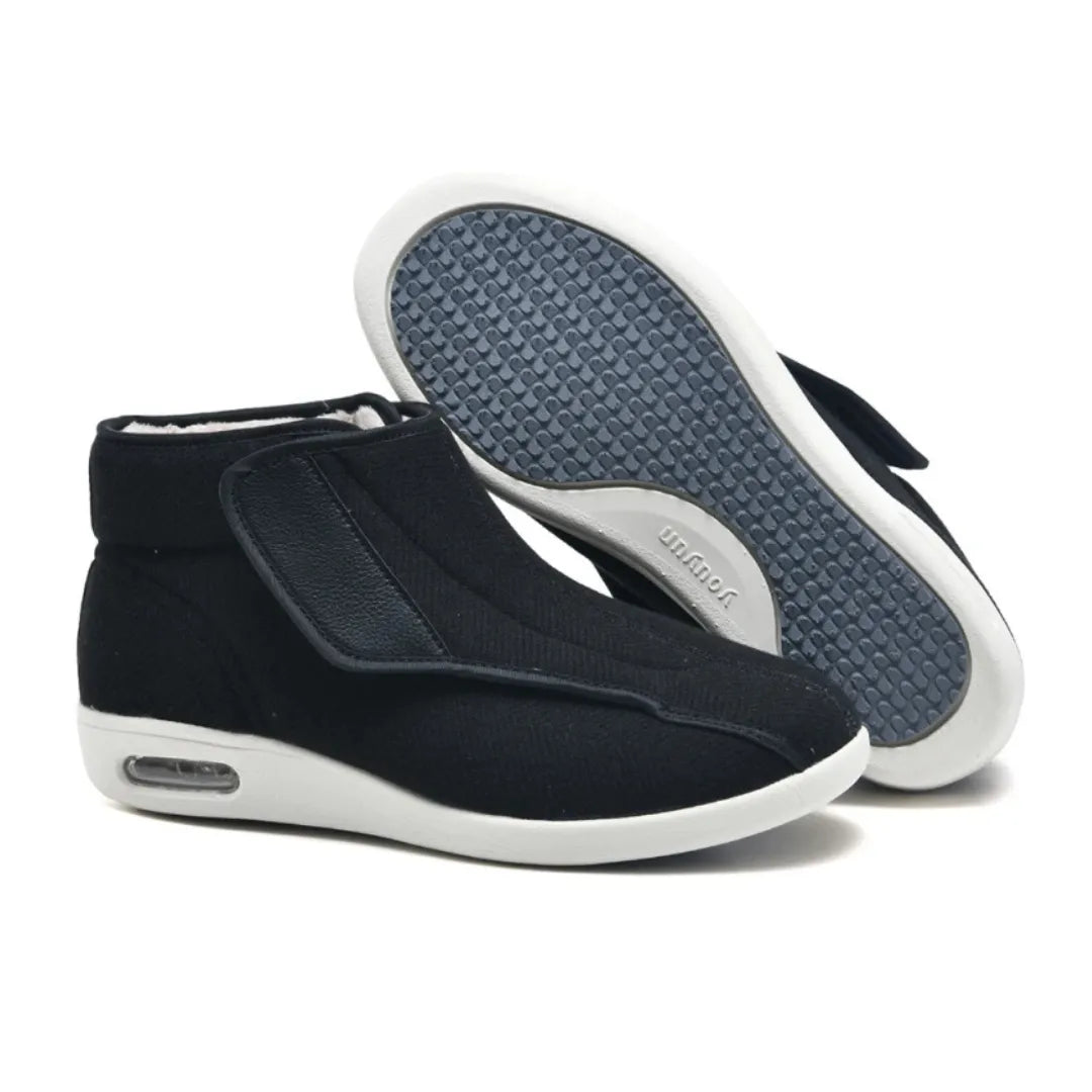 Chaussures orthopédiques en feutre avec fermeture velcro