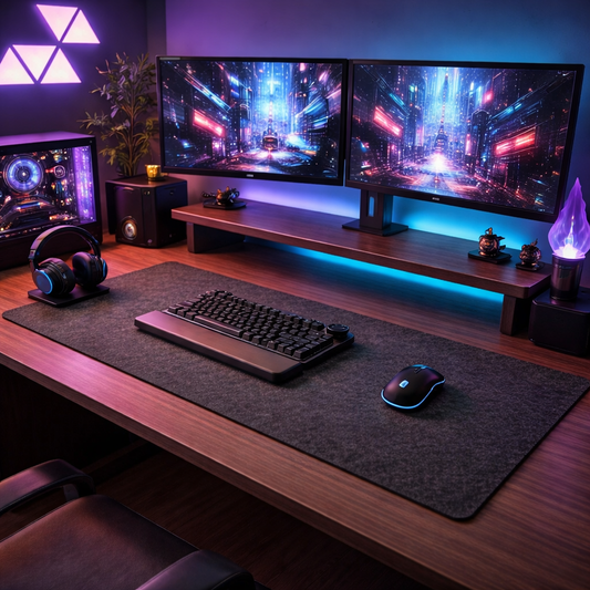 Tapis de bureau en laine dans un environnement de travail moderne