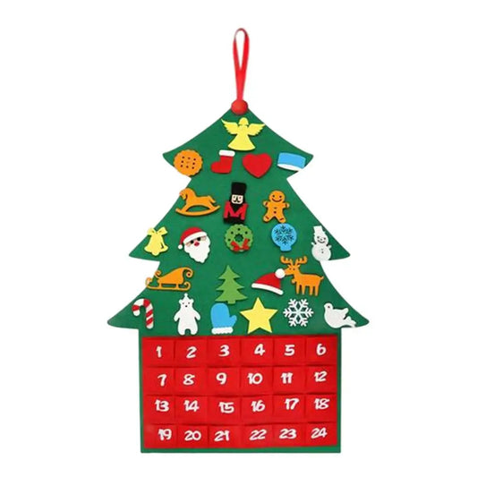 Calendrier complet avec 24 poches interactives