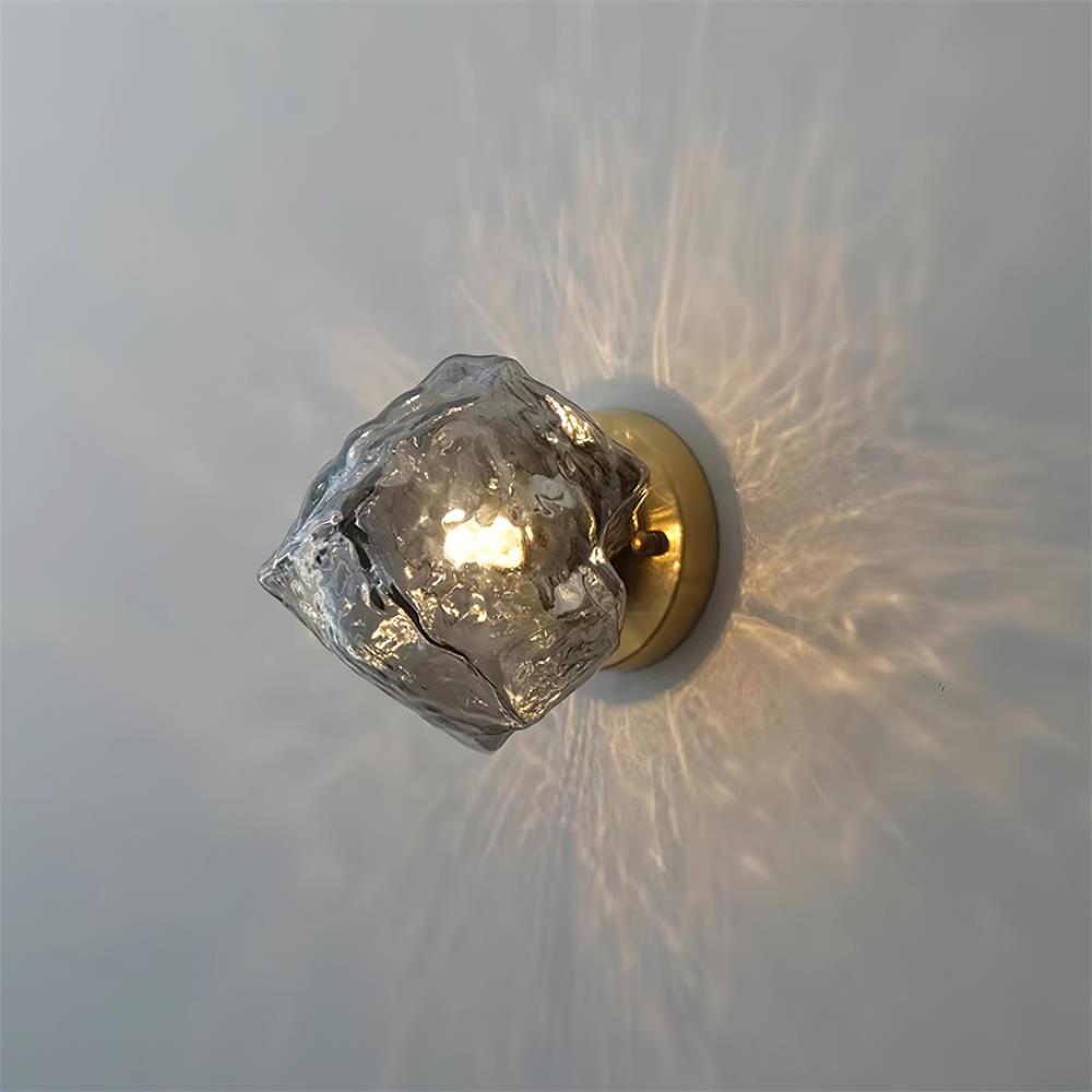 Forme irrégulière du verre soufflé, style raffiné